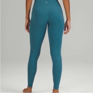 lululemon athletica Teal High-Rise Leggings with pockets - Align HR 25”